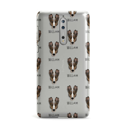 Smooth Collie Icon with Name Nokia Case