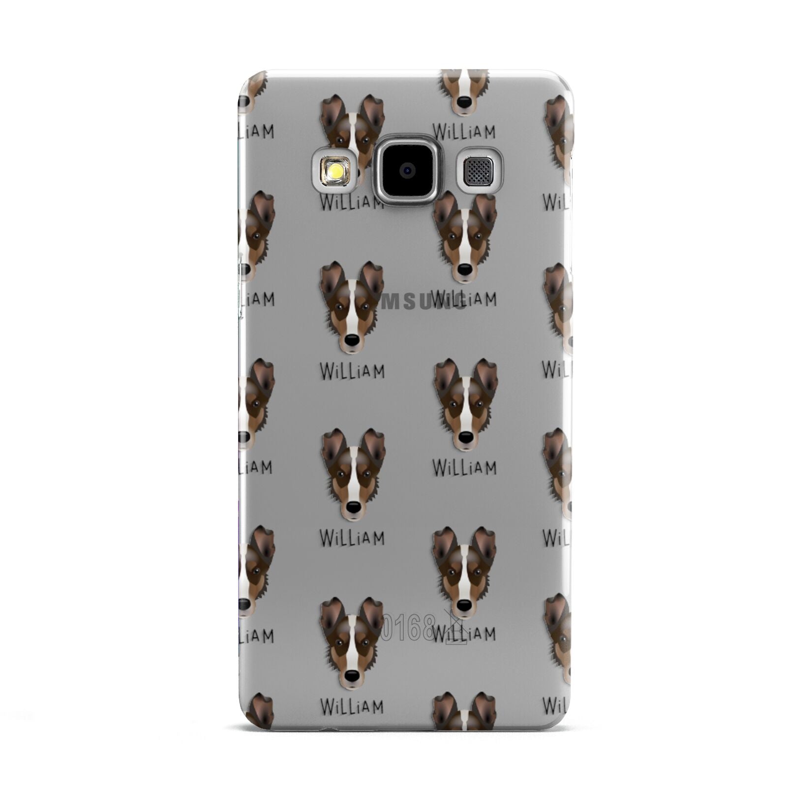 Smooth Collie Icon with Name Samsung Galaxy A5 Case