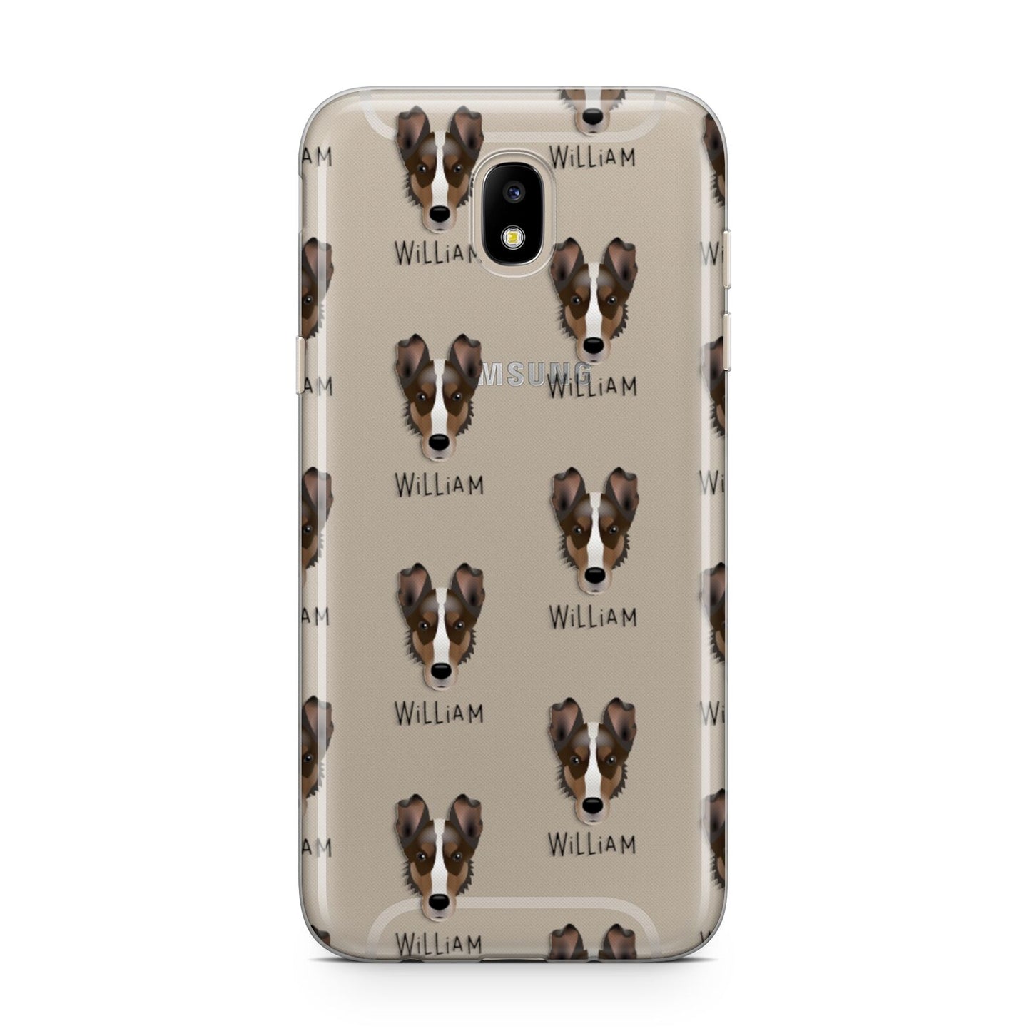 Smooth Collie Icon with Name Samsung J5 2017 Case