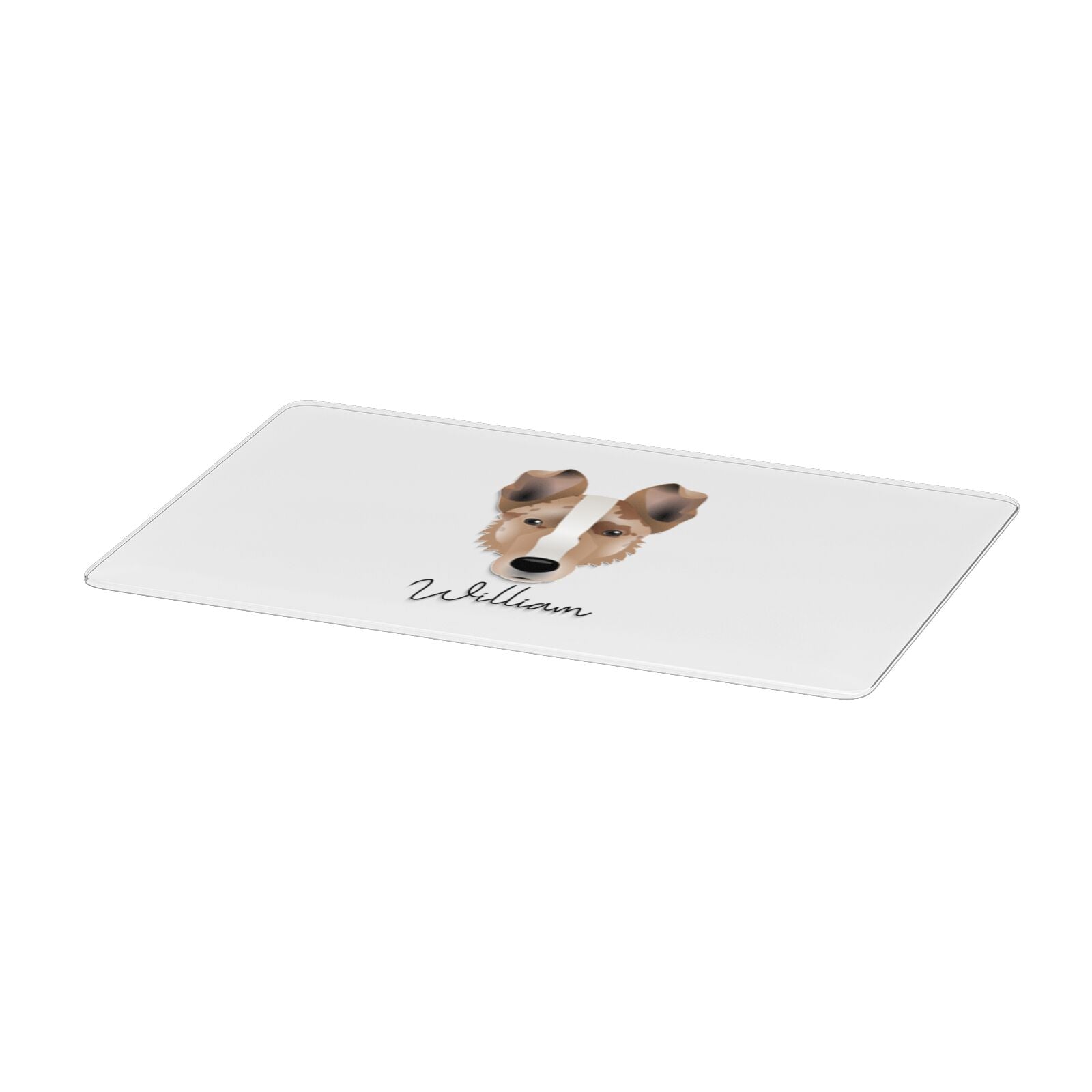 Smooth Collie Personalised Apple MacBook Case Only