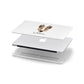 Smooth Collie Personalised Apple MacBook Case in Detail