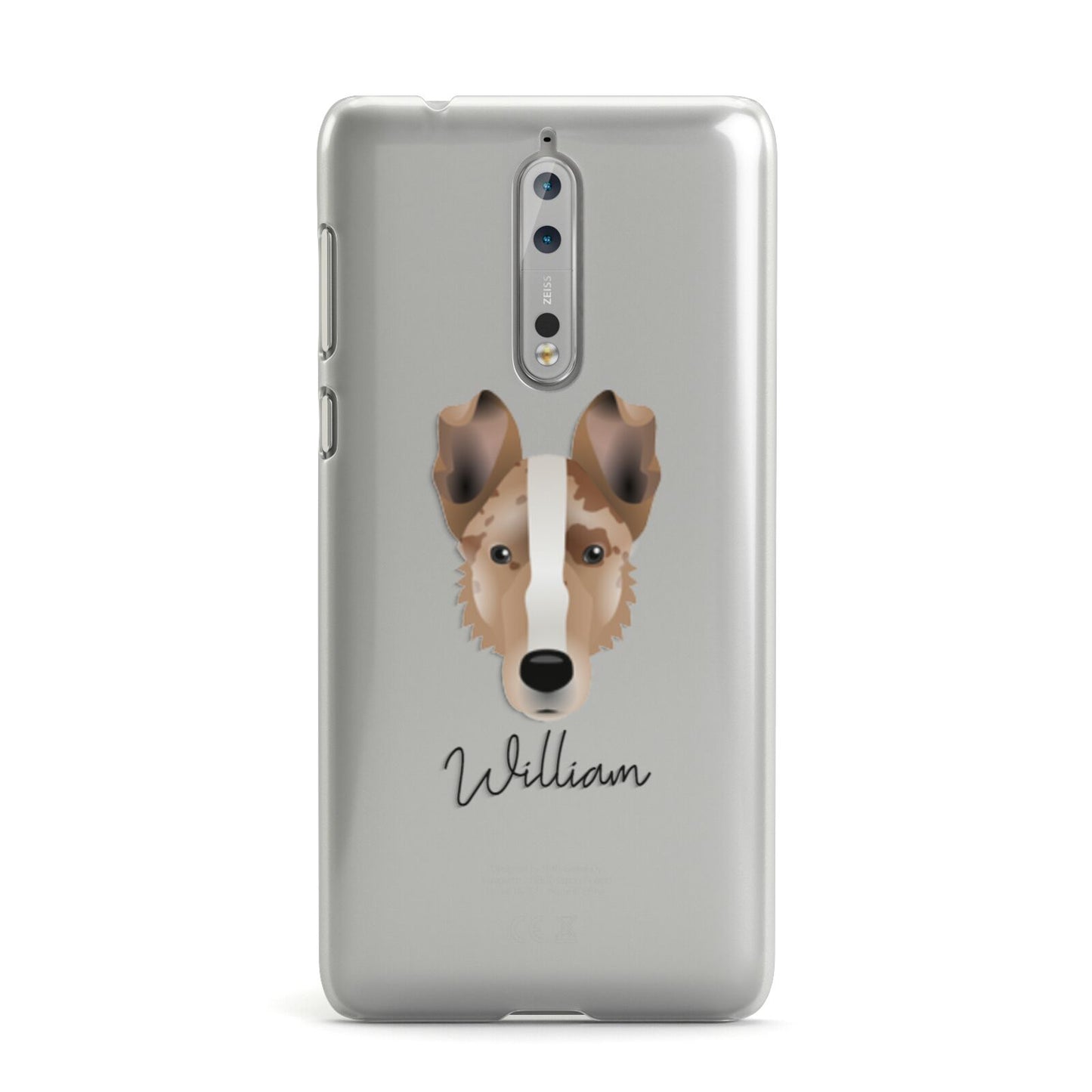 Smooth Collie Personalised Nokia Case