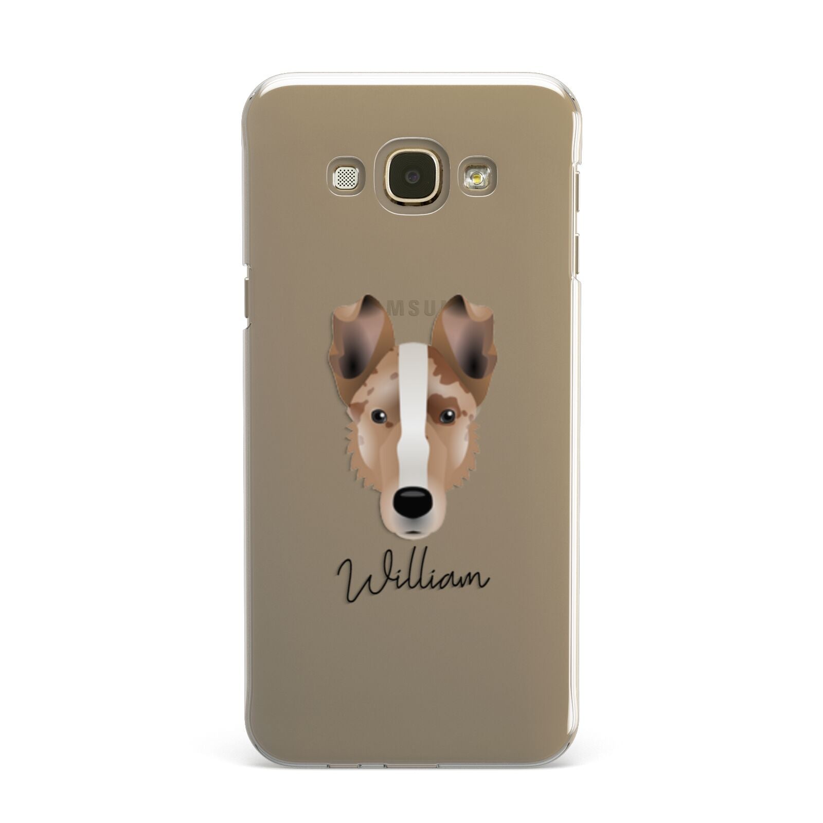 Smooth Collie Personalised Samsung Galaxy A8 Case