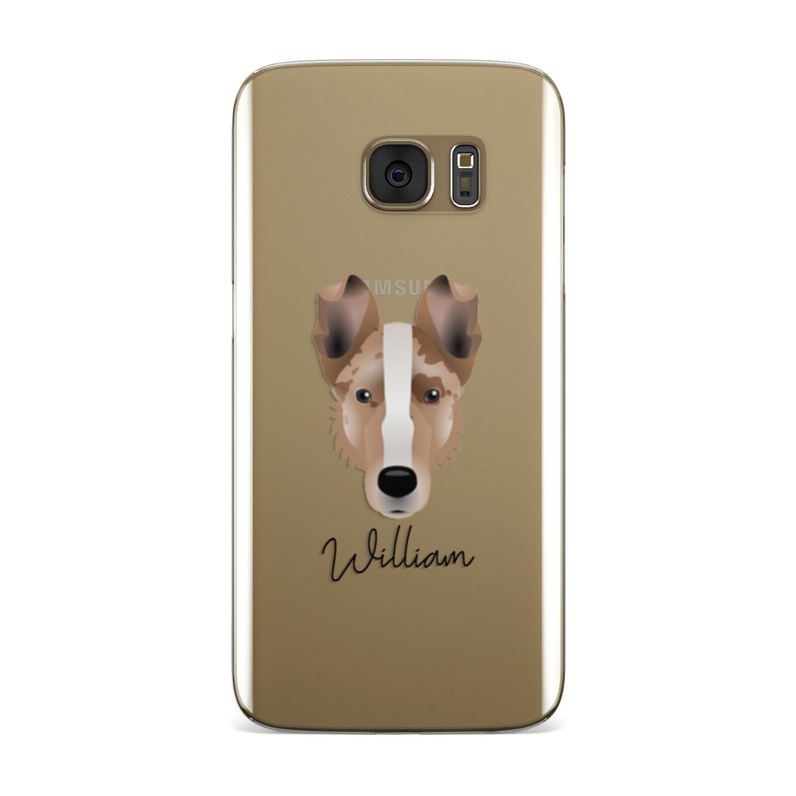 Smooth Collie Personalised Samsung Galaxy Case