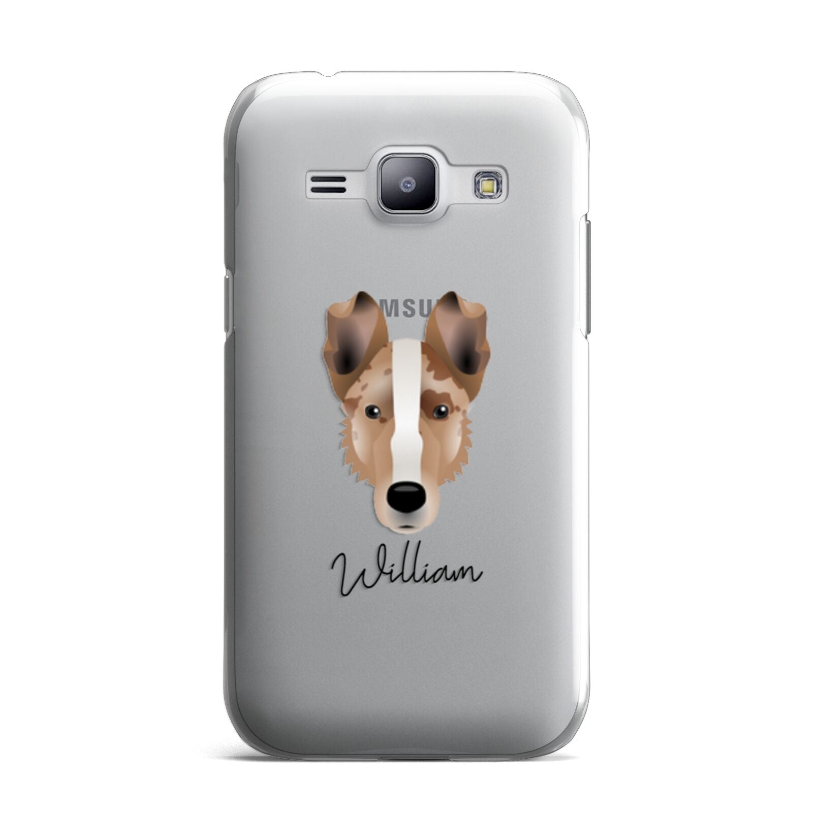 Smooth Collie Personalised Samsung Galaxy J1 2015 Case