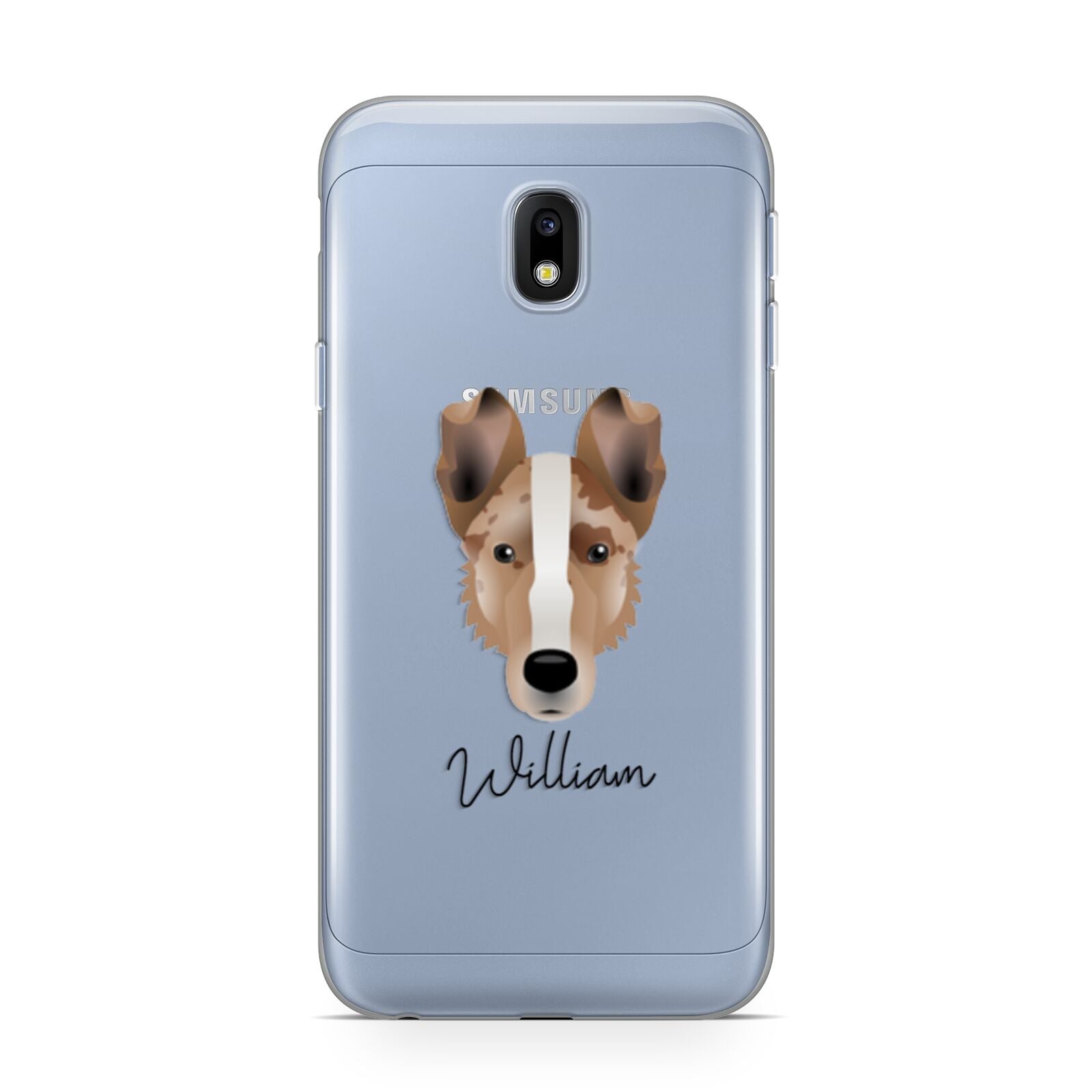 Smooth Collie Personalised Samsung Galaxy J3 2017 Case