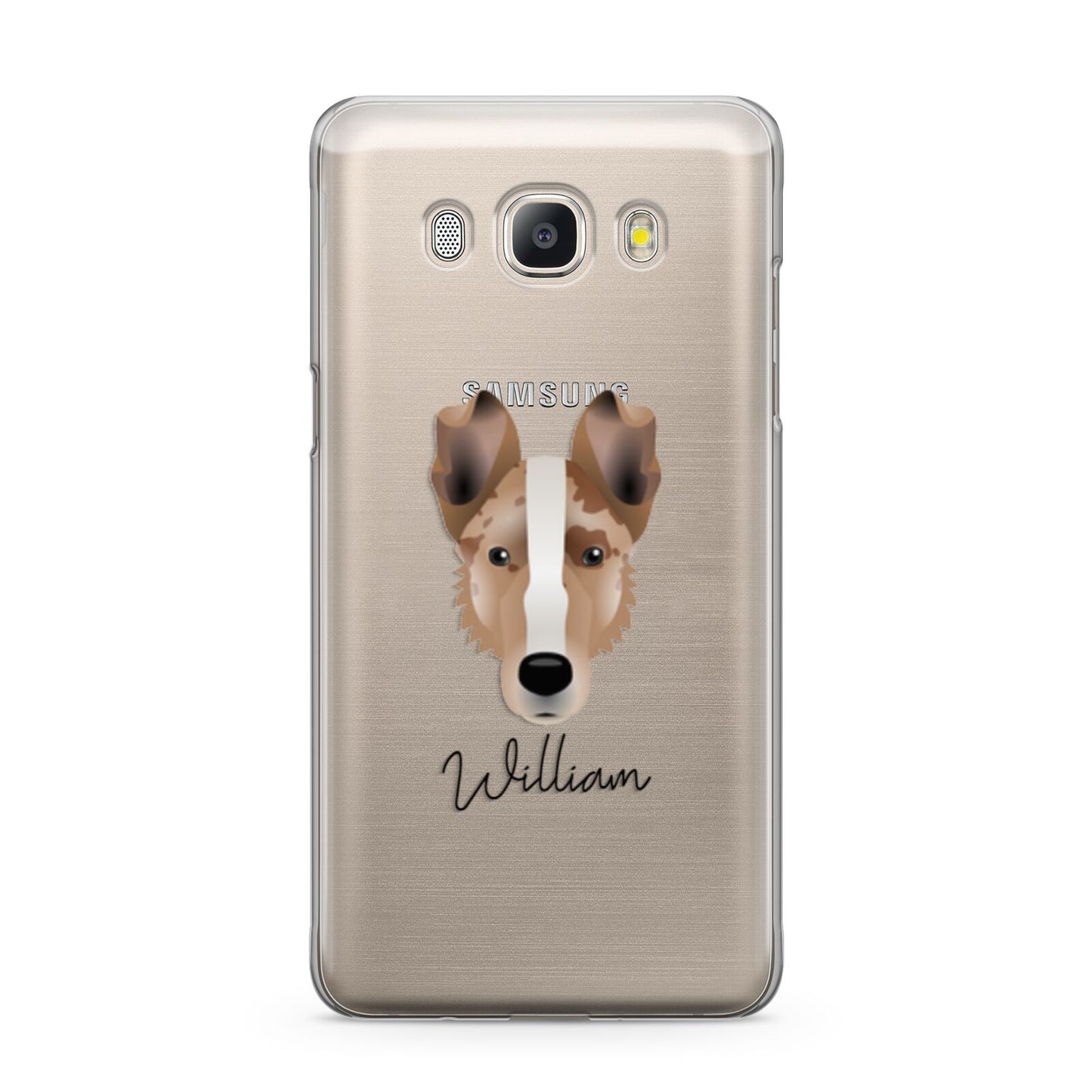 Smooth Collie Personalised Samsung Galaxy J5 2016 Case