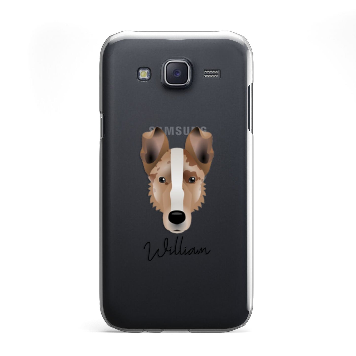 Smooth Collie Personalised Samsung Galaxy J5 Case