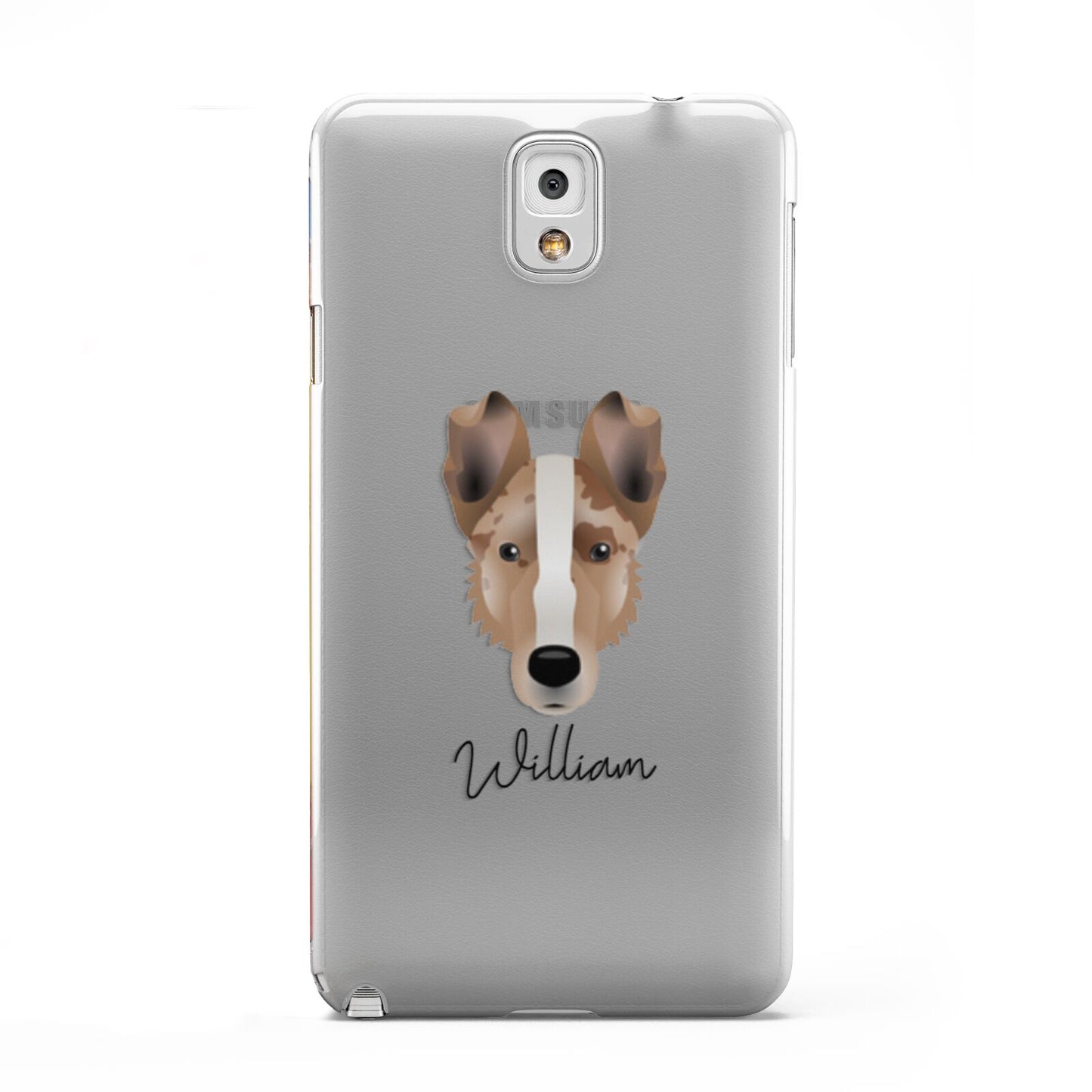 Smooth Collie Personalised Samsung Galaxy Note 3 Case