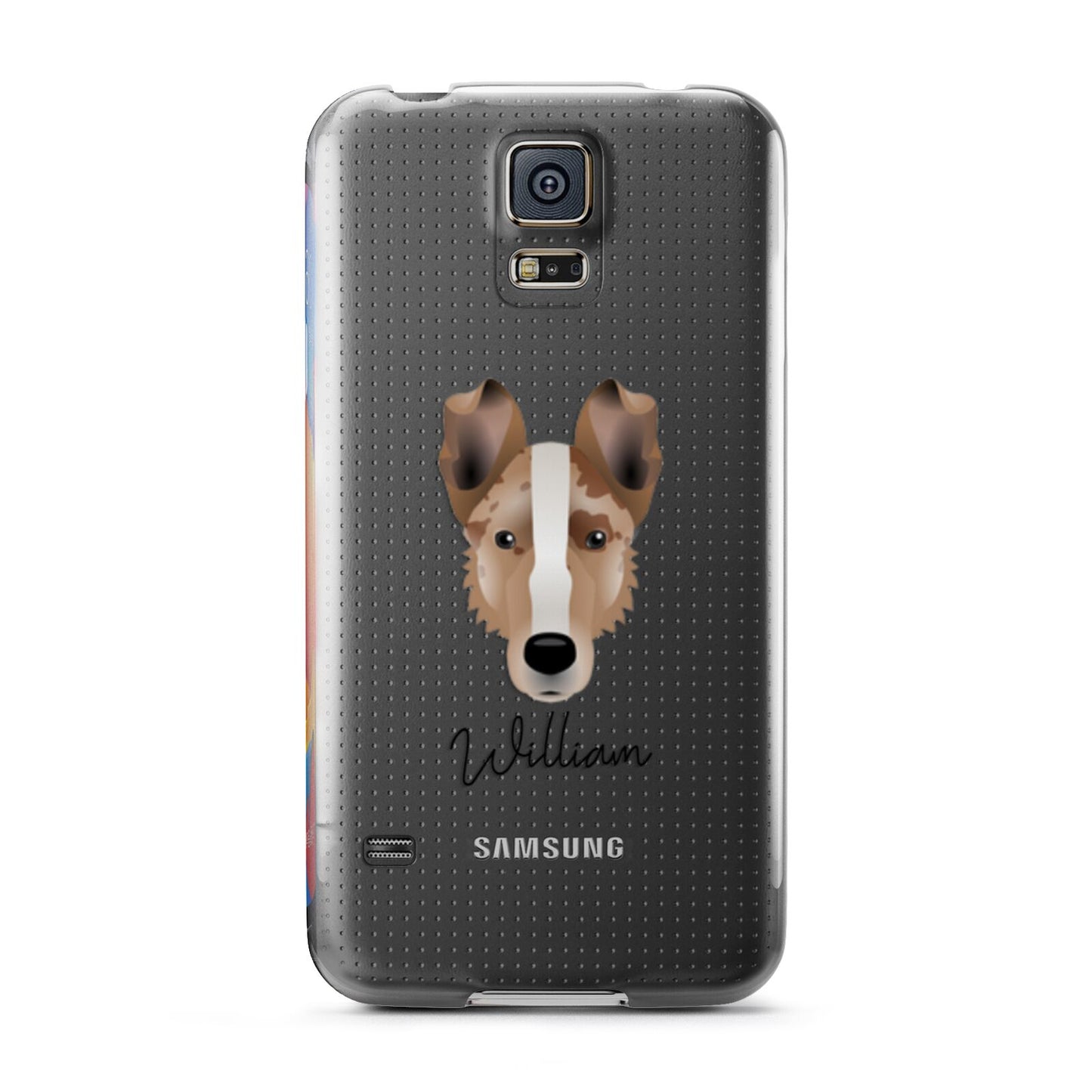 Smooth Collie Personalised Samsung Galaxy S5 Case