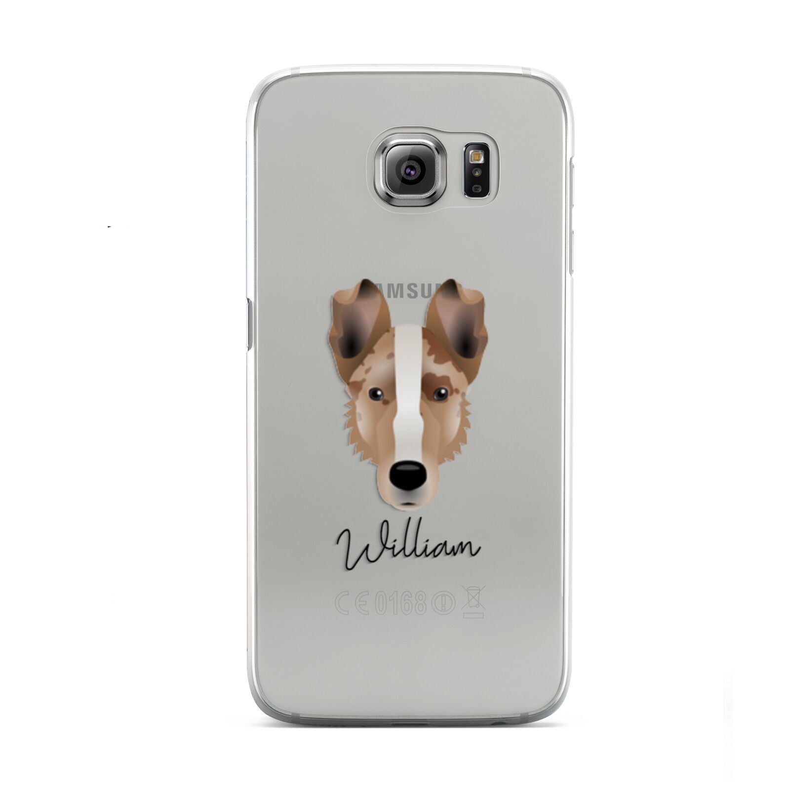 Smooth Collie Personalised Samsung Galaxy S6 Case