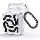 Snake Pattern AirPods Glitter Case Side Image