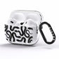 Snake Pattern AirPods Pro Clear Case Side Image