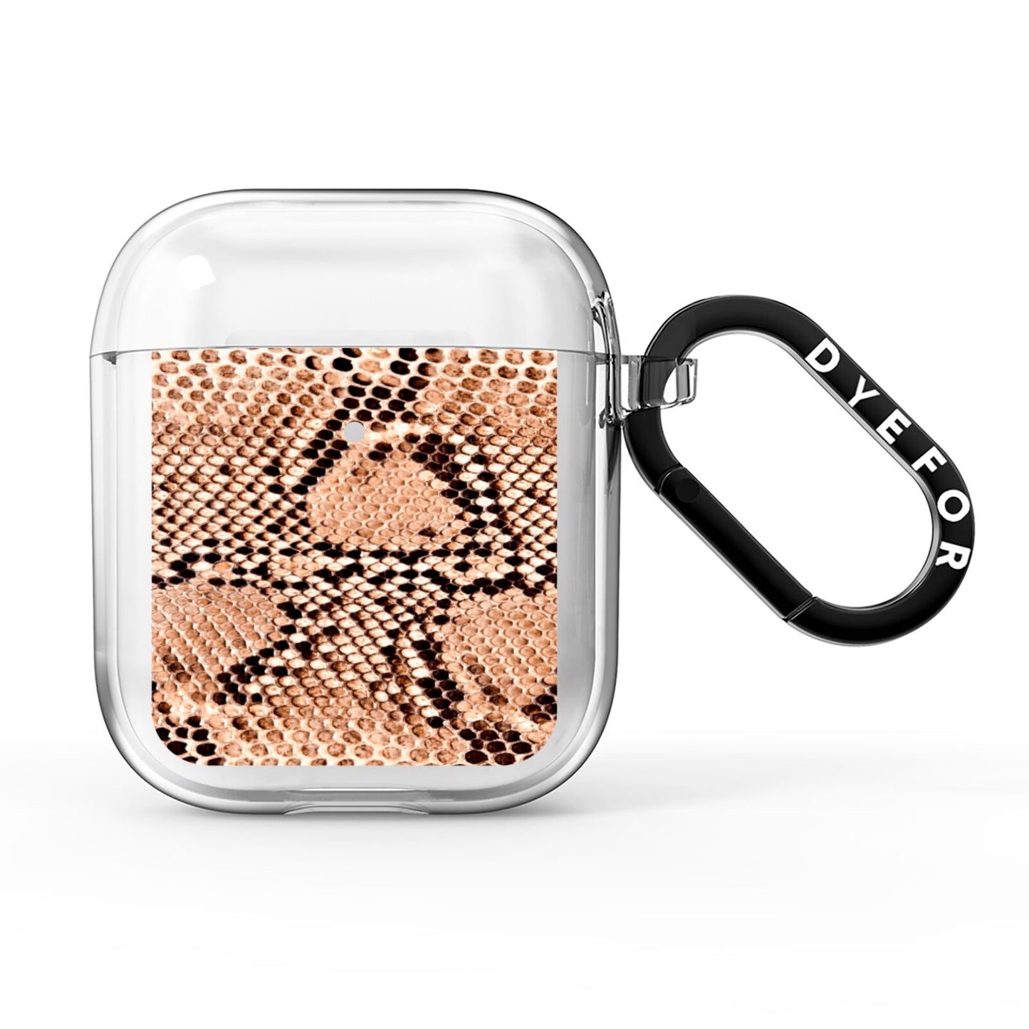 Snakeskin AirPods Clear Case