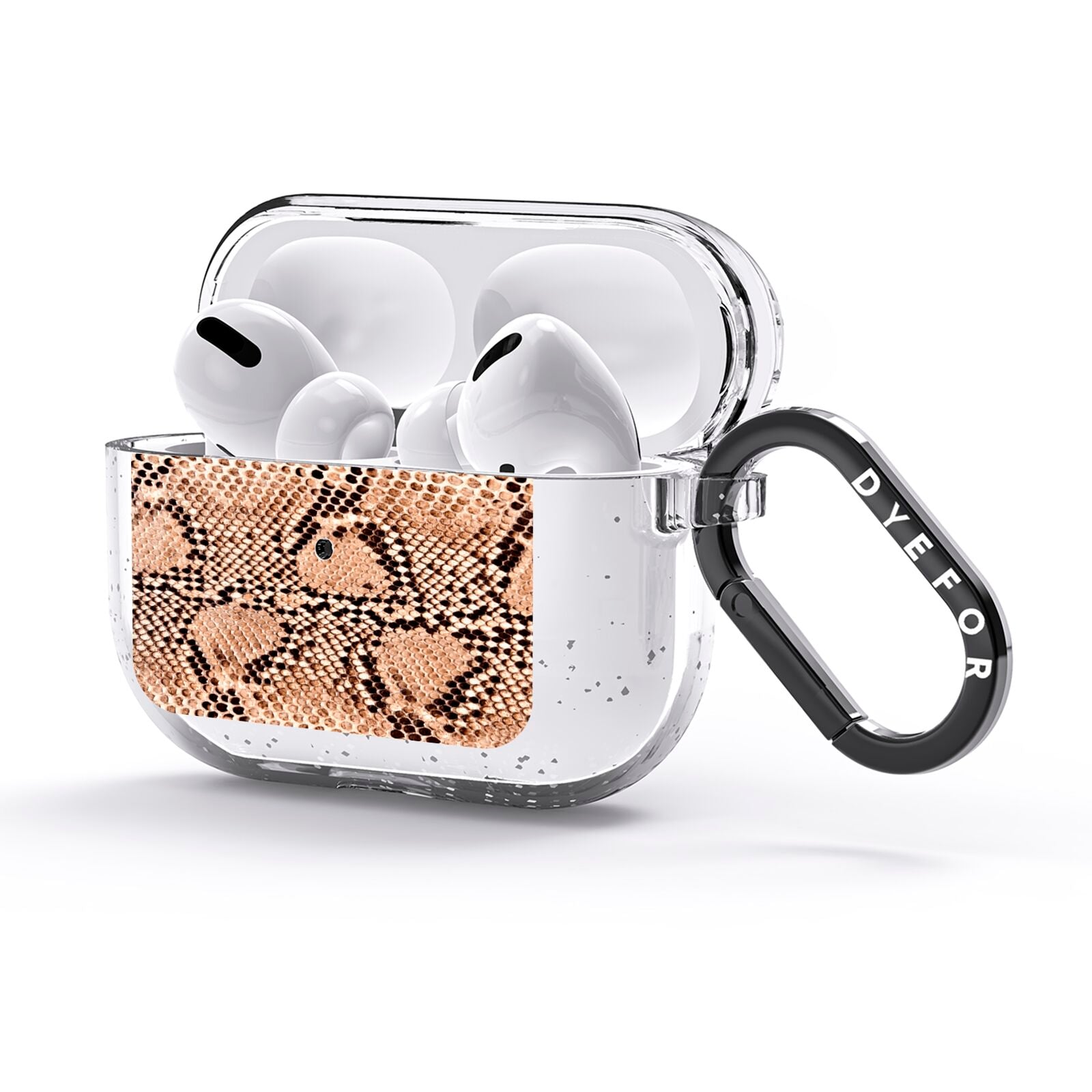 Snakeskin AirPods Glitter Case 3rd Gen Side Image