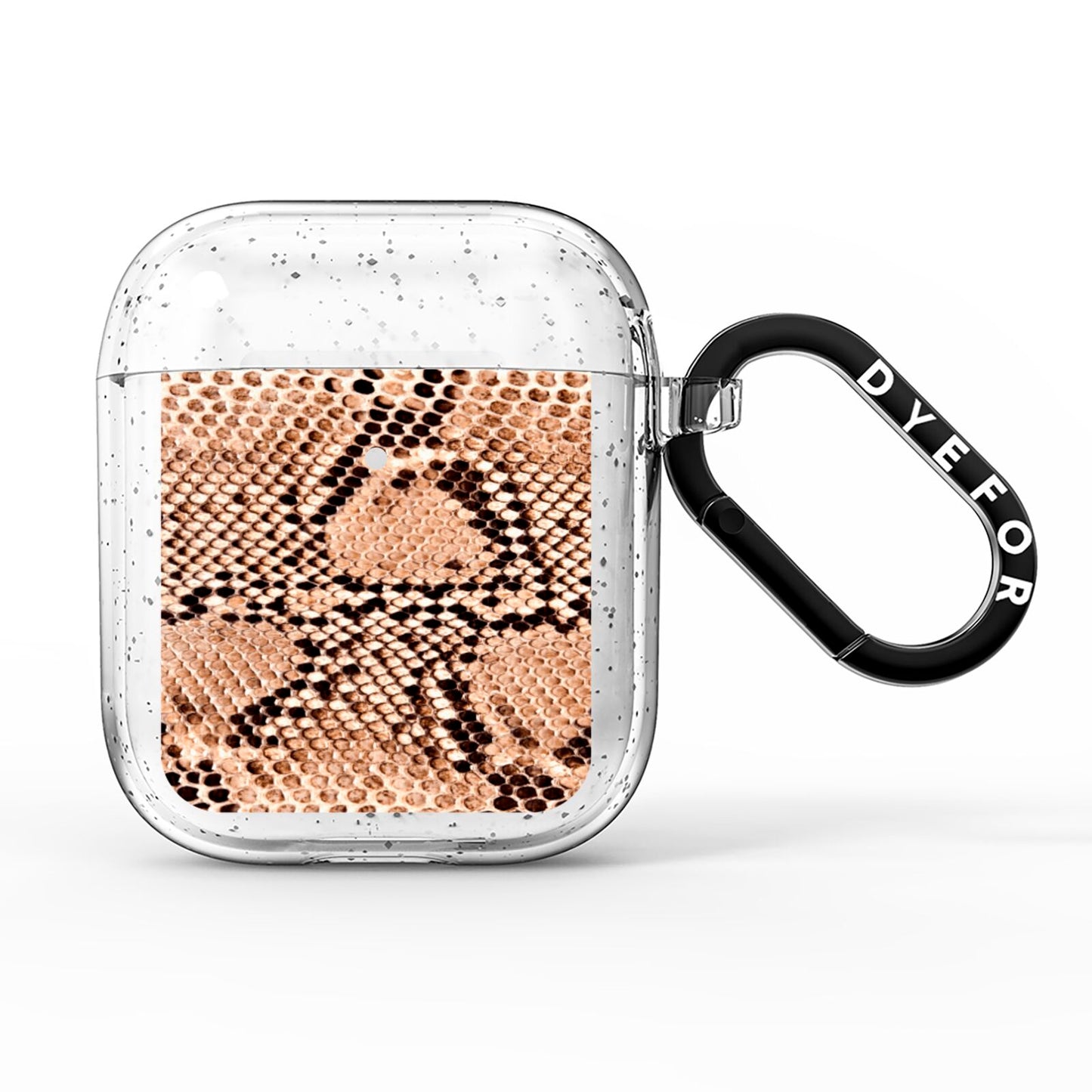 Snakeskin AirPods Glitter Case