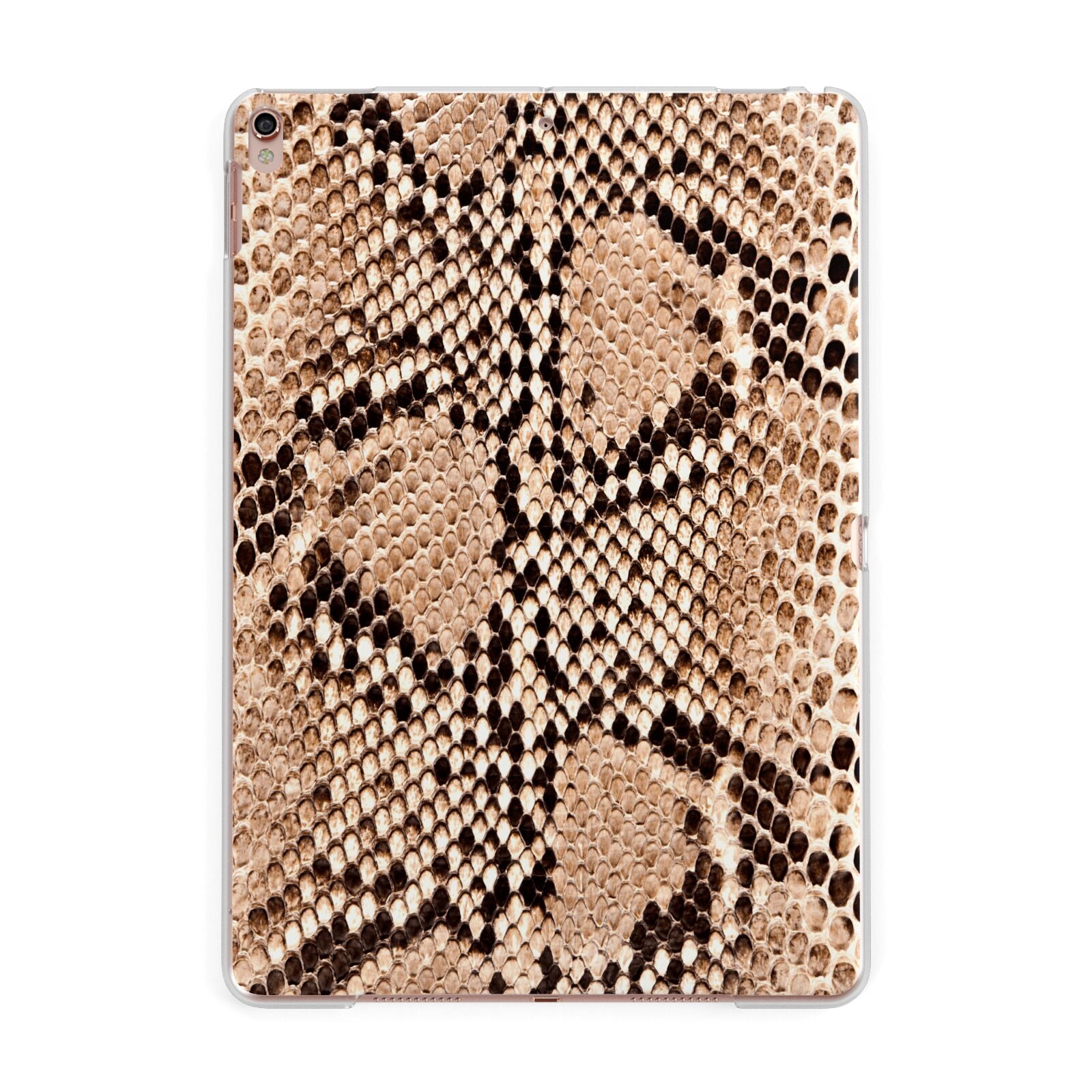 Snakeskin Apple iPad Rose Gold Case