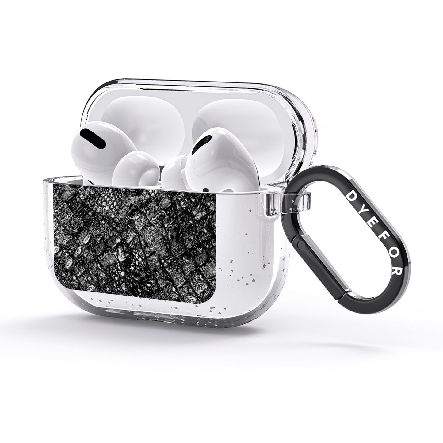 Snakeskin Design AirPods Glitter Case 3rd Gen Side Image