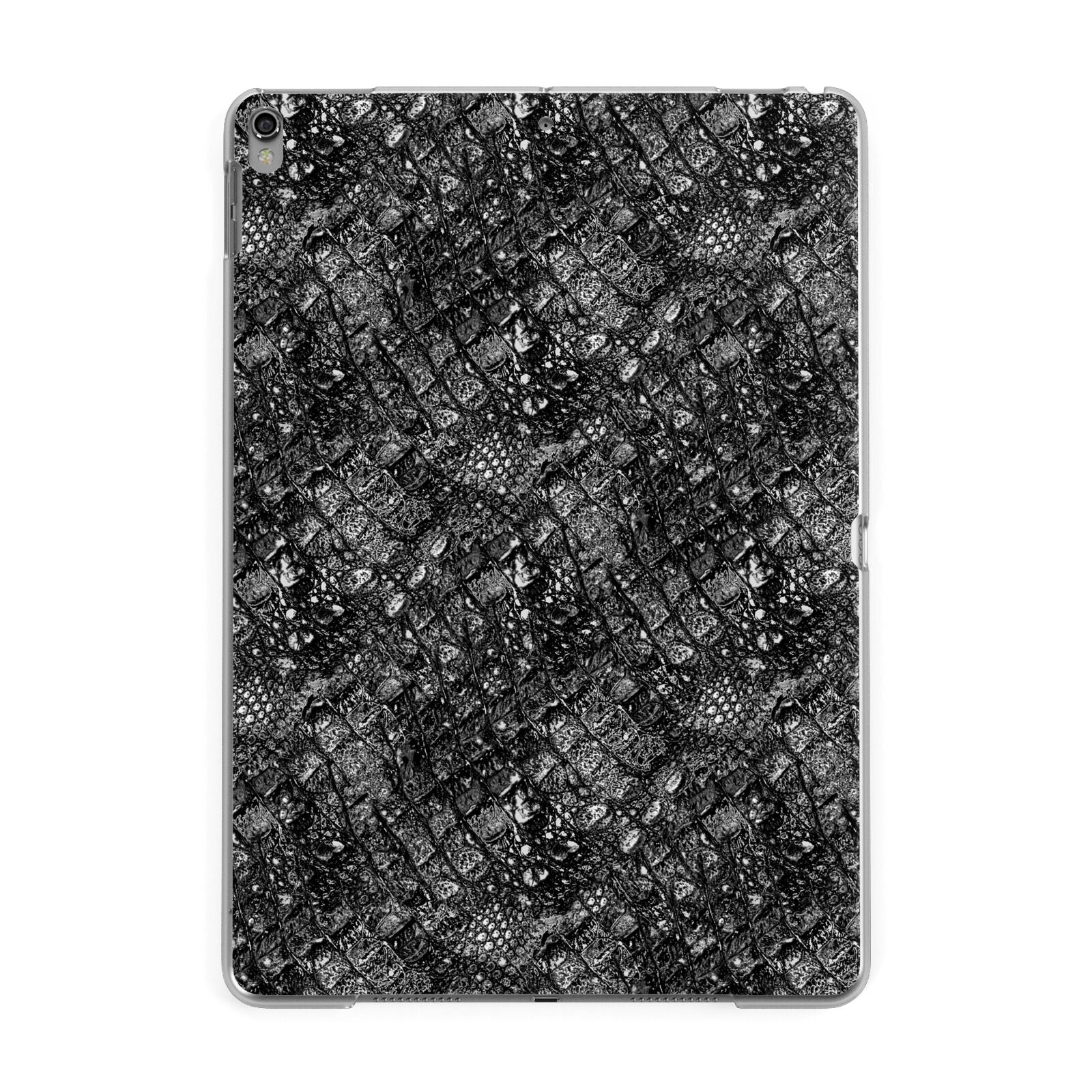 Snakeskin Design Apple iPad Grey Case