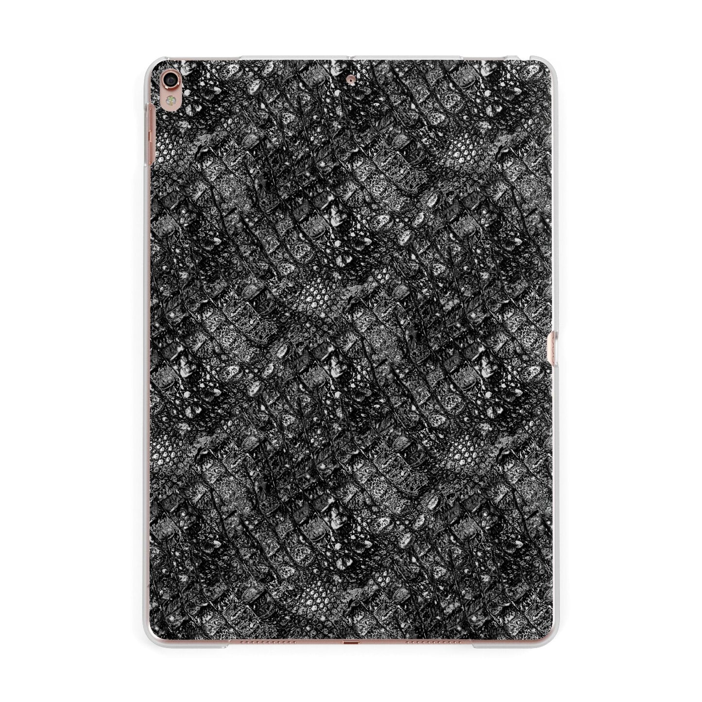 Snakeskin Design Apple iPad Rose Gold Case