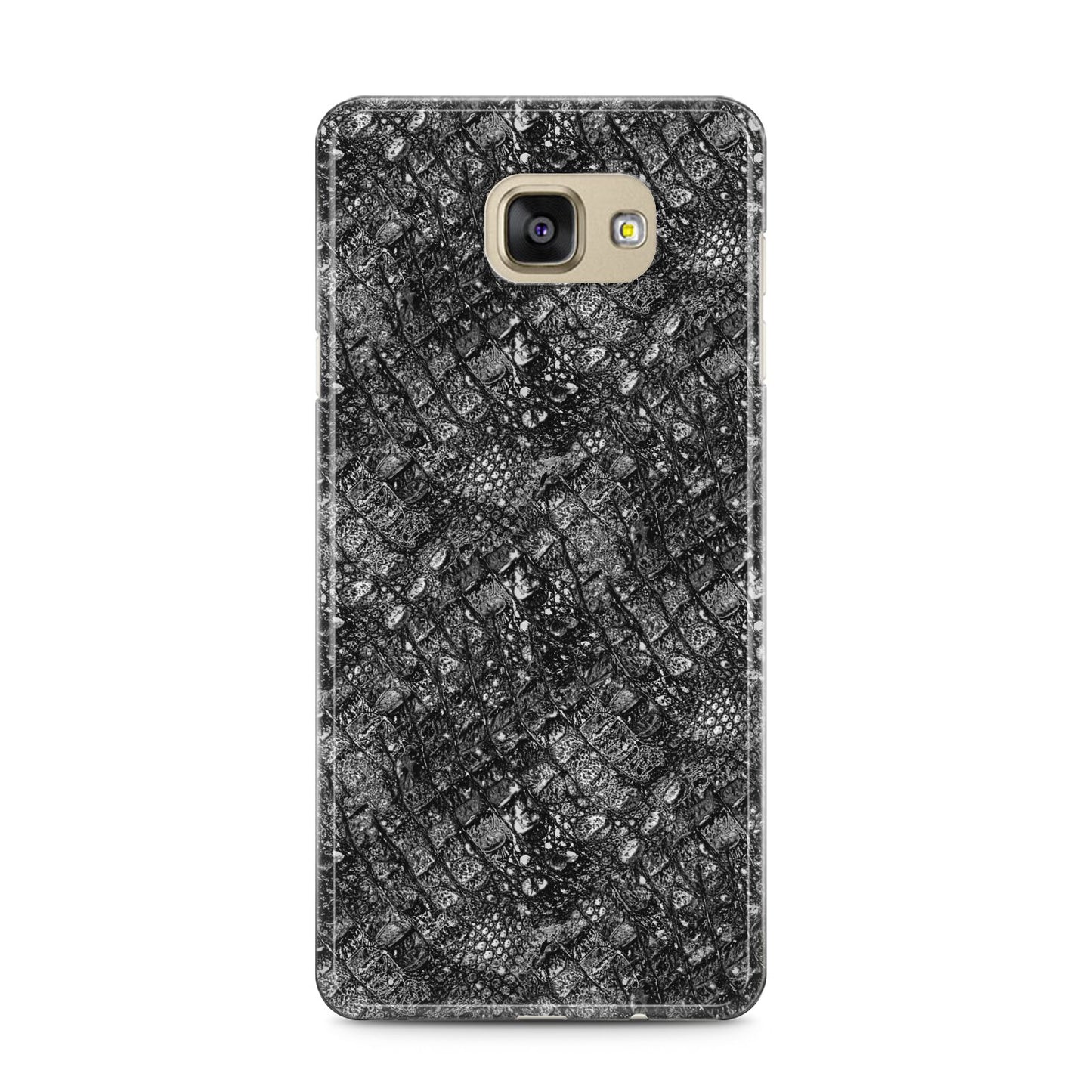 Snakeskin Design Samsung Galaxy A5 2016 Case on gold phone