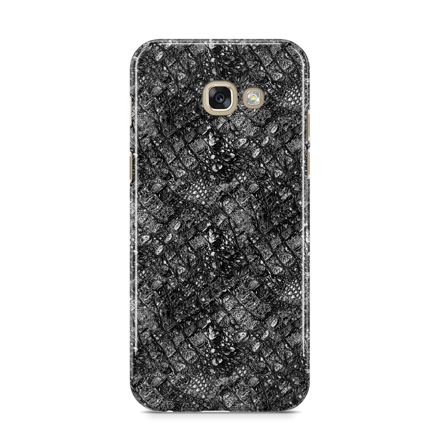 Snakeskin Design Samsung Galaxy A5 2017 Case on gold phone