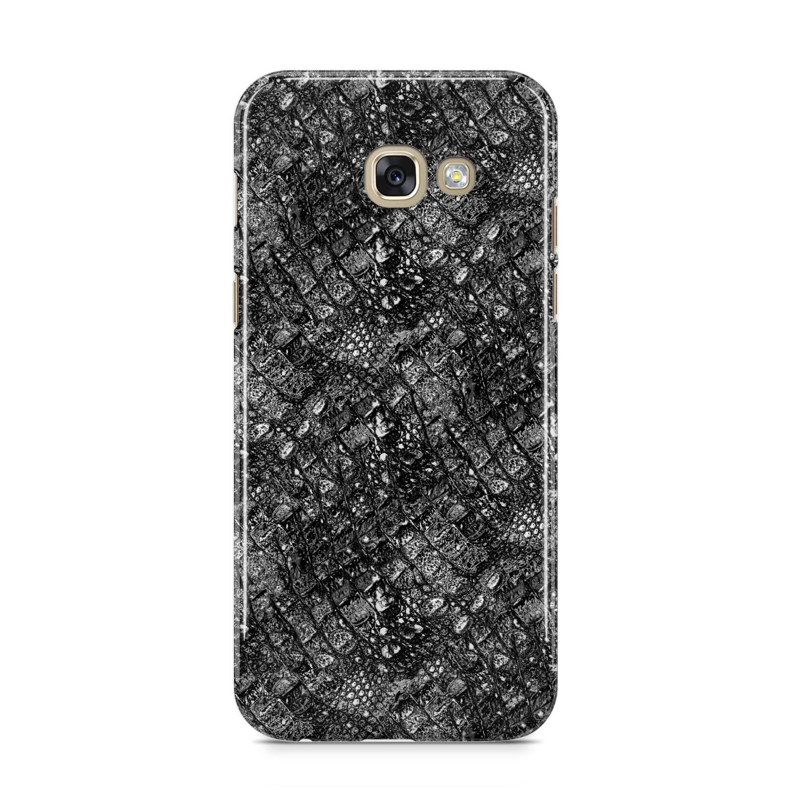 Snakeskin Design Samsung Galaxy A5 2017 Case on gold phone