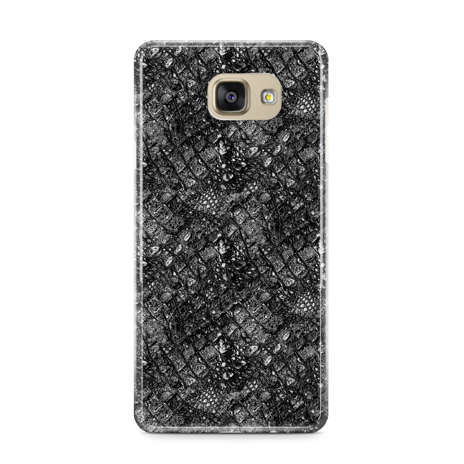 Snakeskin Design Samsung Galaxy A9 2016 Case on gold phone