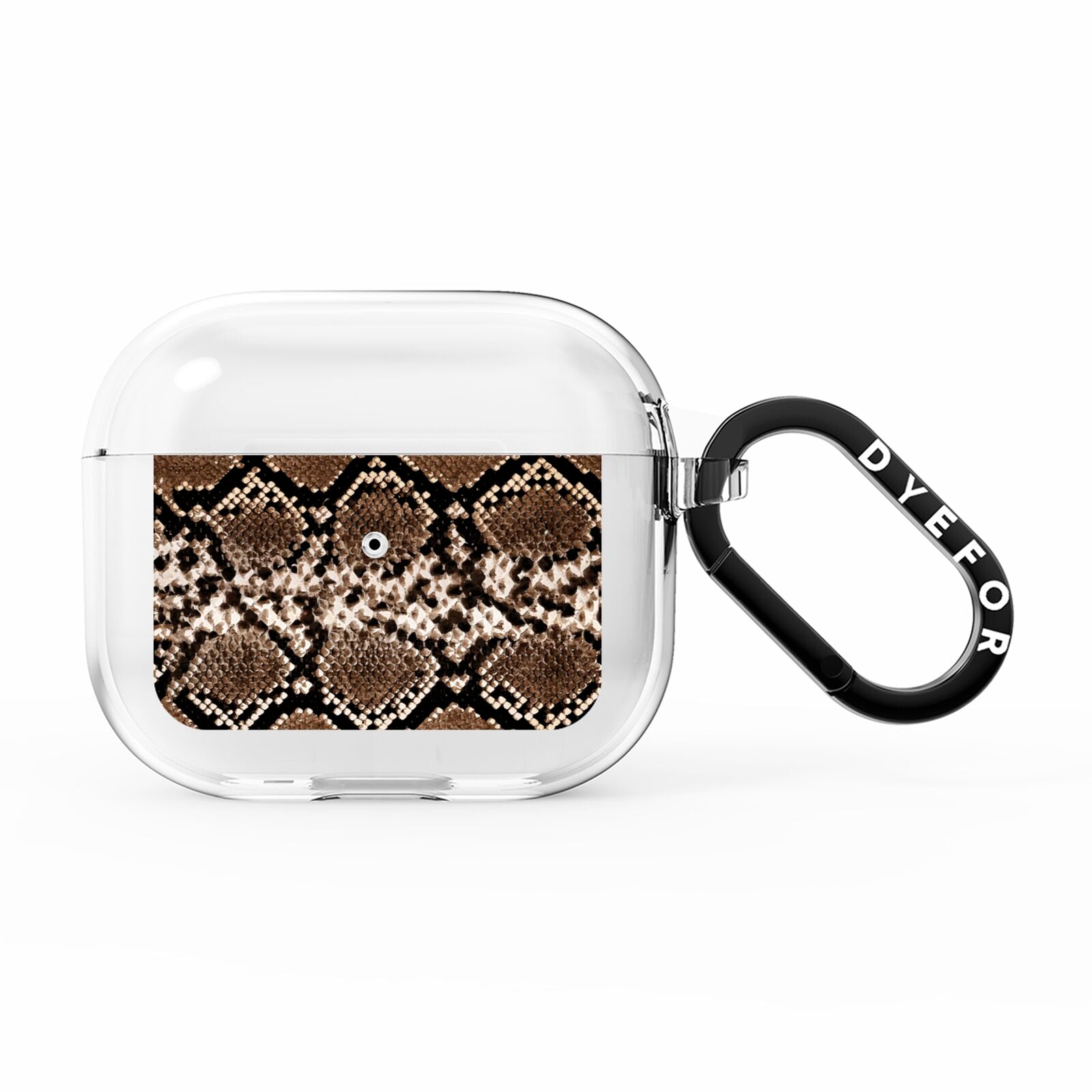 Snakeskin Pattern AirPods Clear Case 3rd Gen