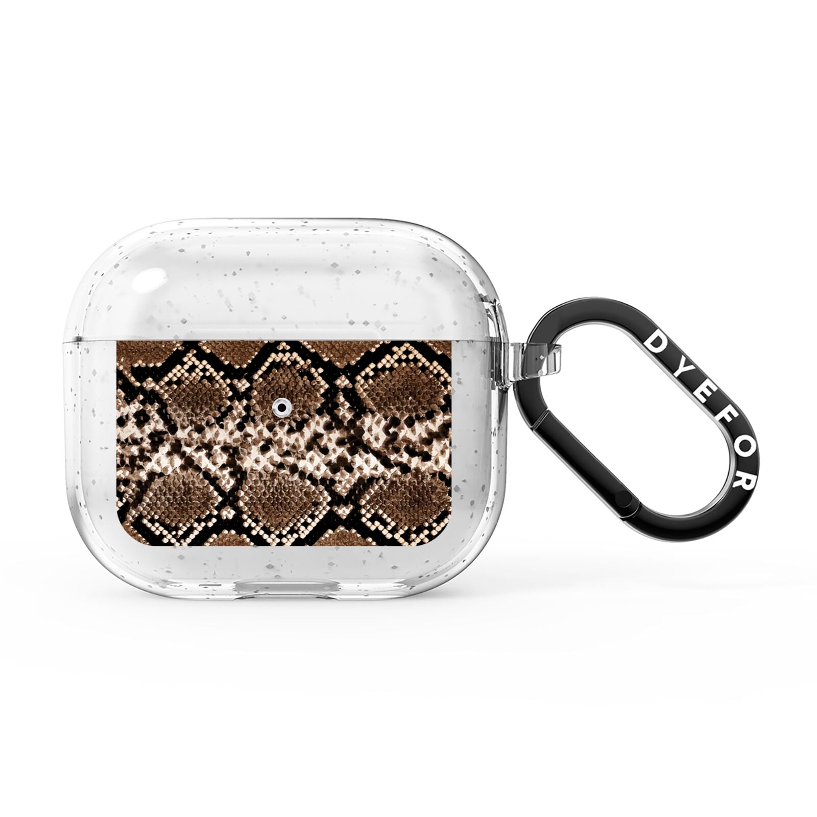 Snakeskin Pattern AirPods Glitter Case 3rd Gen