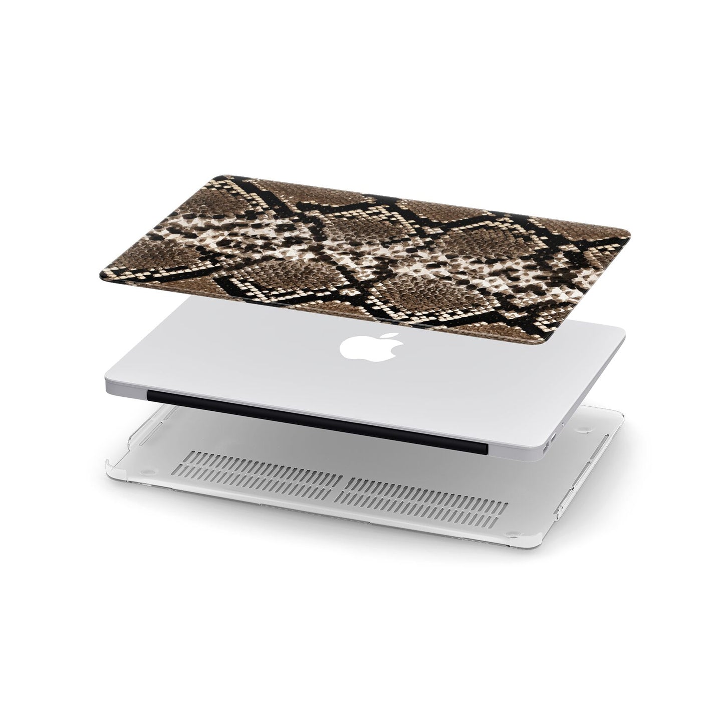 Snakeskin Pattern Apple MacBook Case in Detail