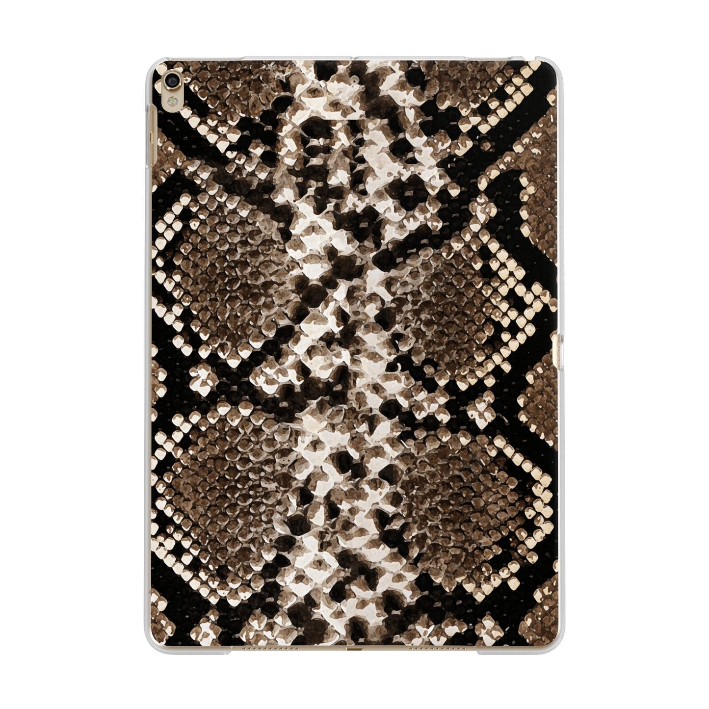 Snakeskin Pattern Apple iPad Gold Case