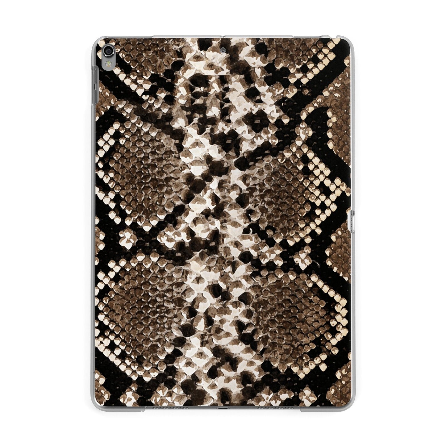 Snakeskin Pattern Apple iPad Grey Case