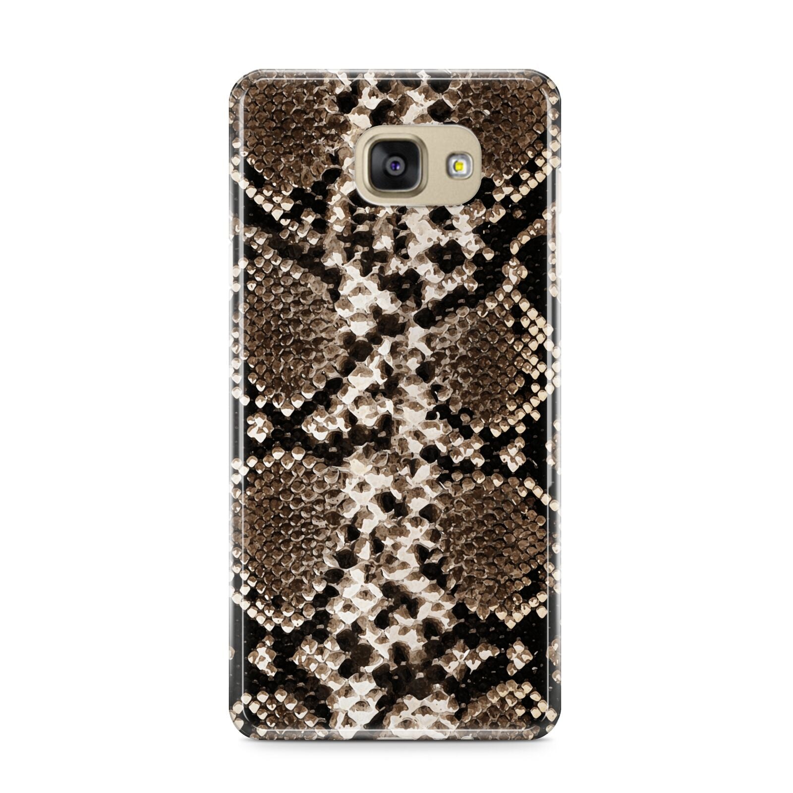 Snakeskin Pattern Samsung Galaxy A9 2016 Case on gold phone