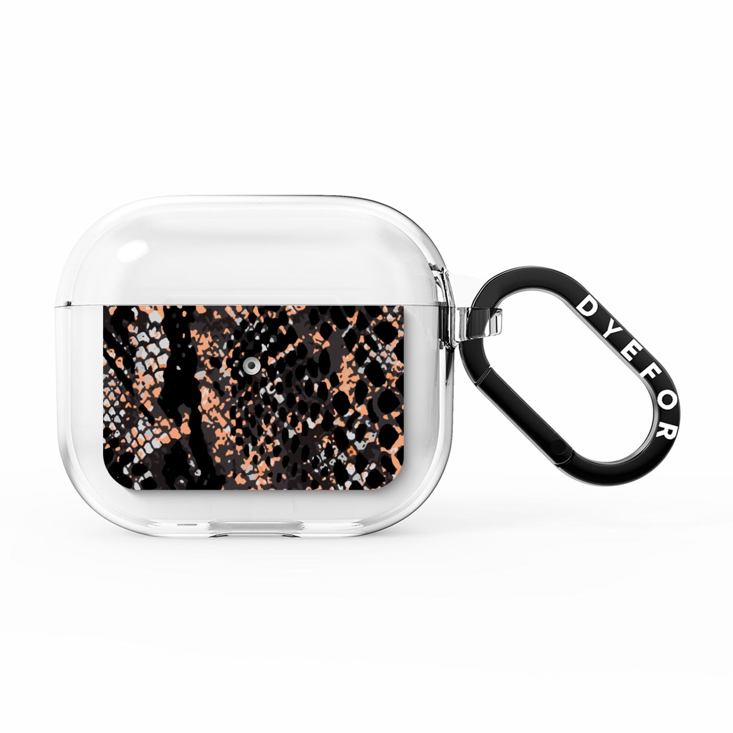 Snakeskin Print AirPods Clear Case 3rd Gen