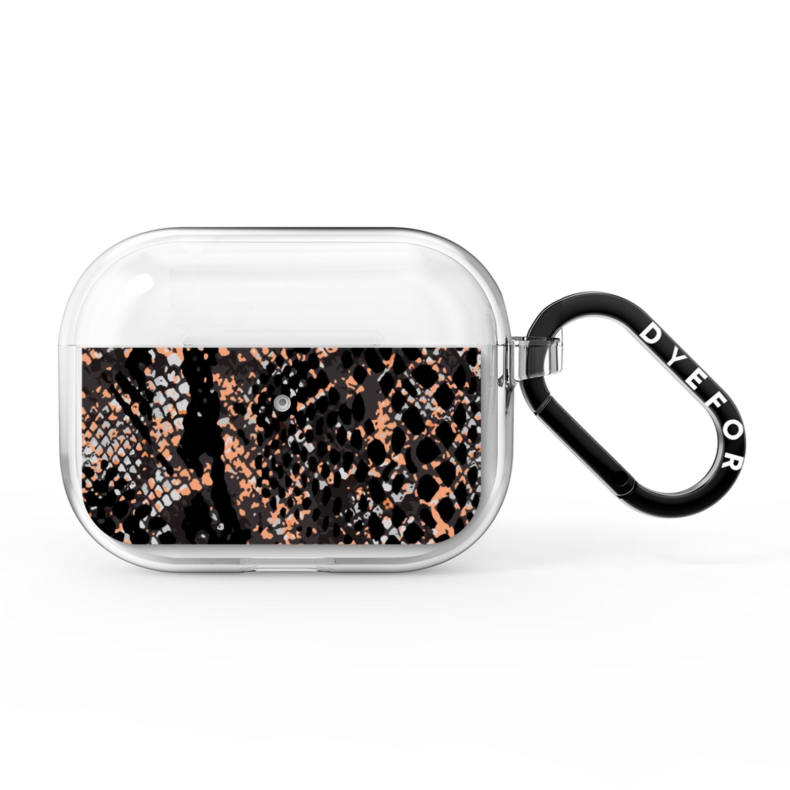 Snakeskin Print AirPods Pro Clear Case