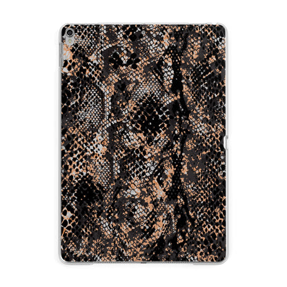 Snakeskin Print Apple iPad Silver Case