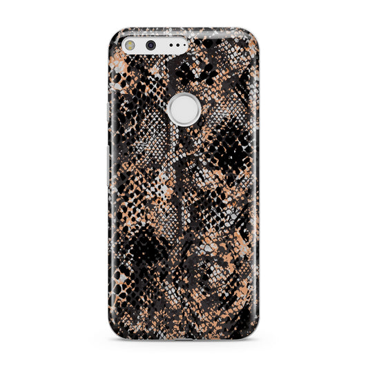 Snakeskin Print Google Pixel Case