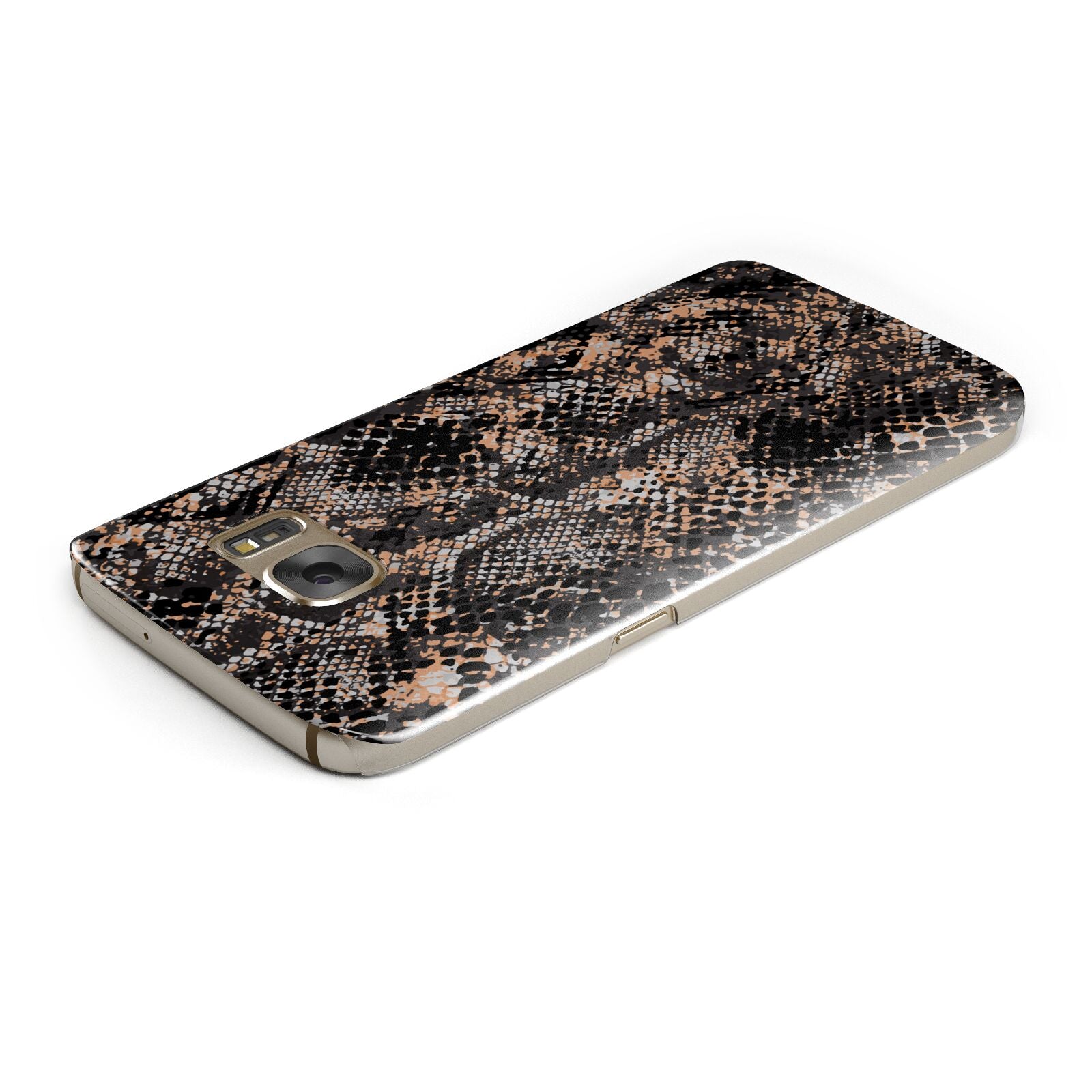 Snakeskin Print Samsung Galaxy Case Top Cutout