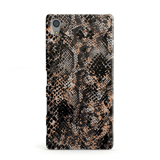 Snakeskin Print Sony Xperia Case