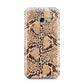 Snakeskin Samsung Galaxy A3 2017 Case on gold phone