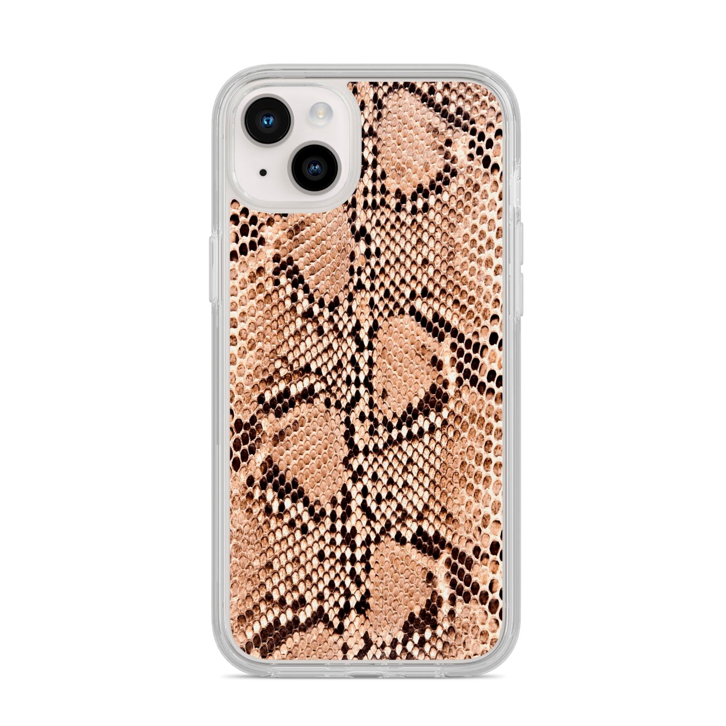 Snakeskin iPhone 14 Plus Clear Tough Case Starlight