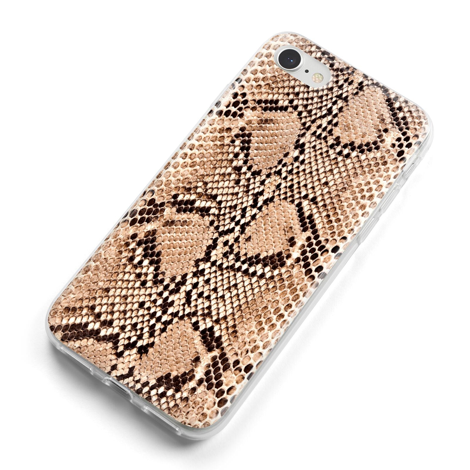 Snakeskin iPhone 8 Bumper Case on Silver iPhone Alternative Image