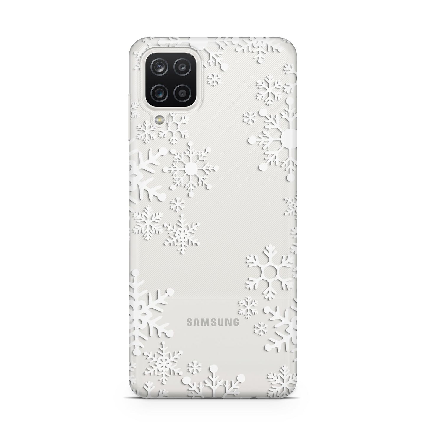 Snowflake Samsung A12 Case