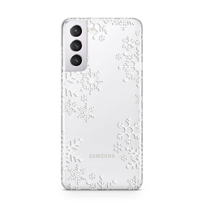 Snowflake Samsung S21 Case