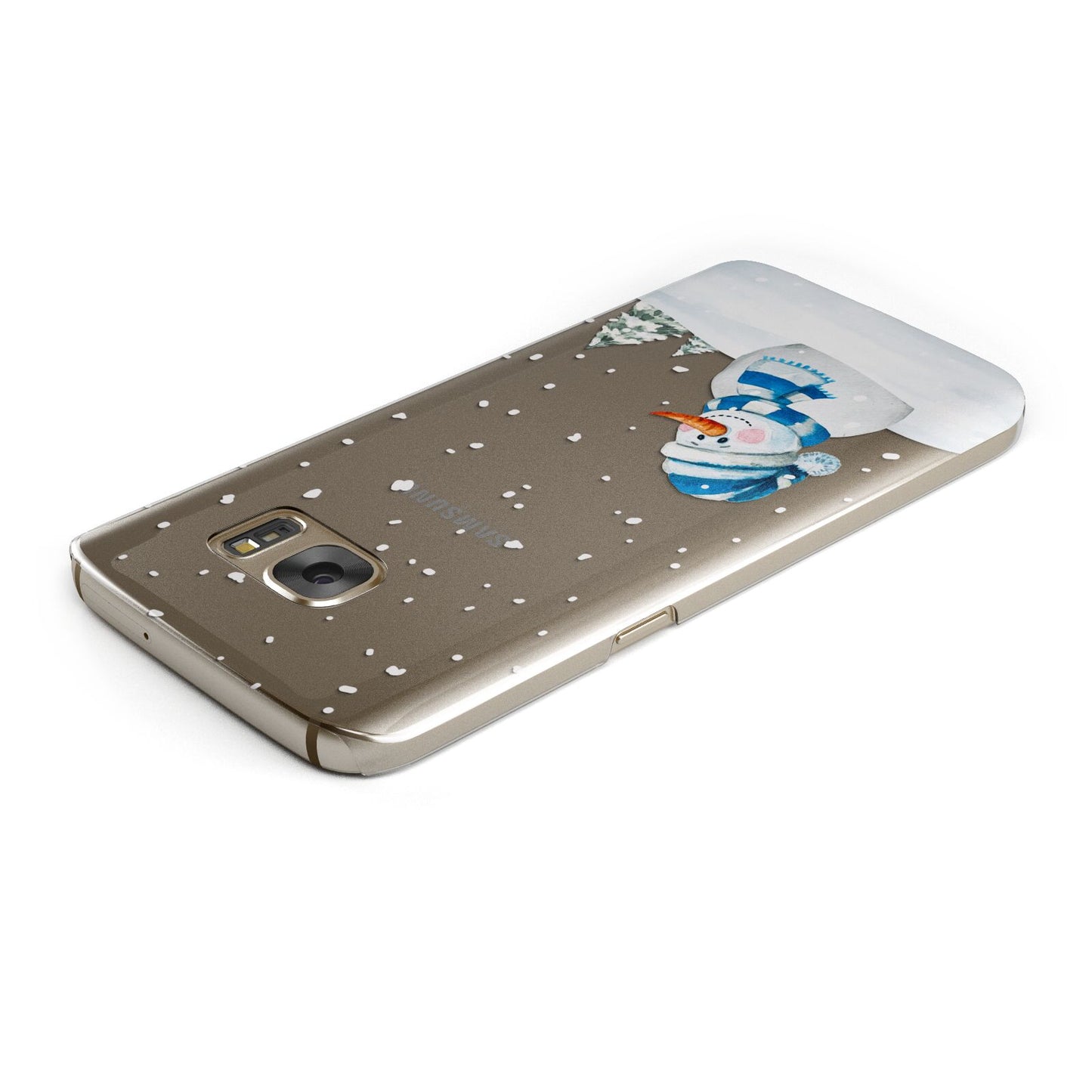 Snowman Samsung Galaxy Case Top Cutout