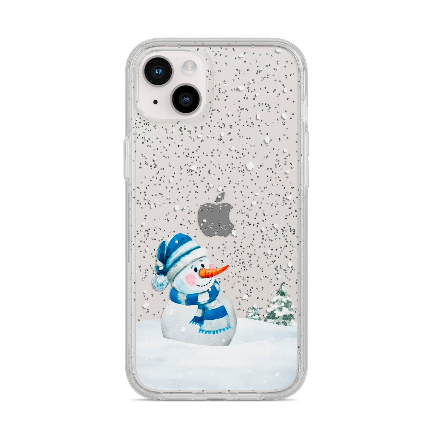 Snowman iPhone 14 Plus Glitter Tough Case Starlight