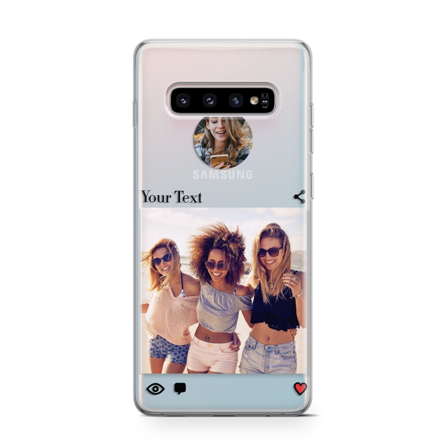 Social Media Photo Protective Samsung Galaxy Case