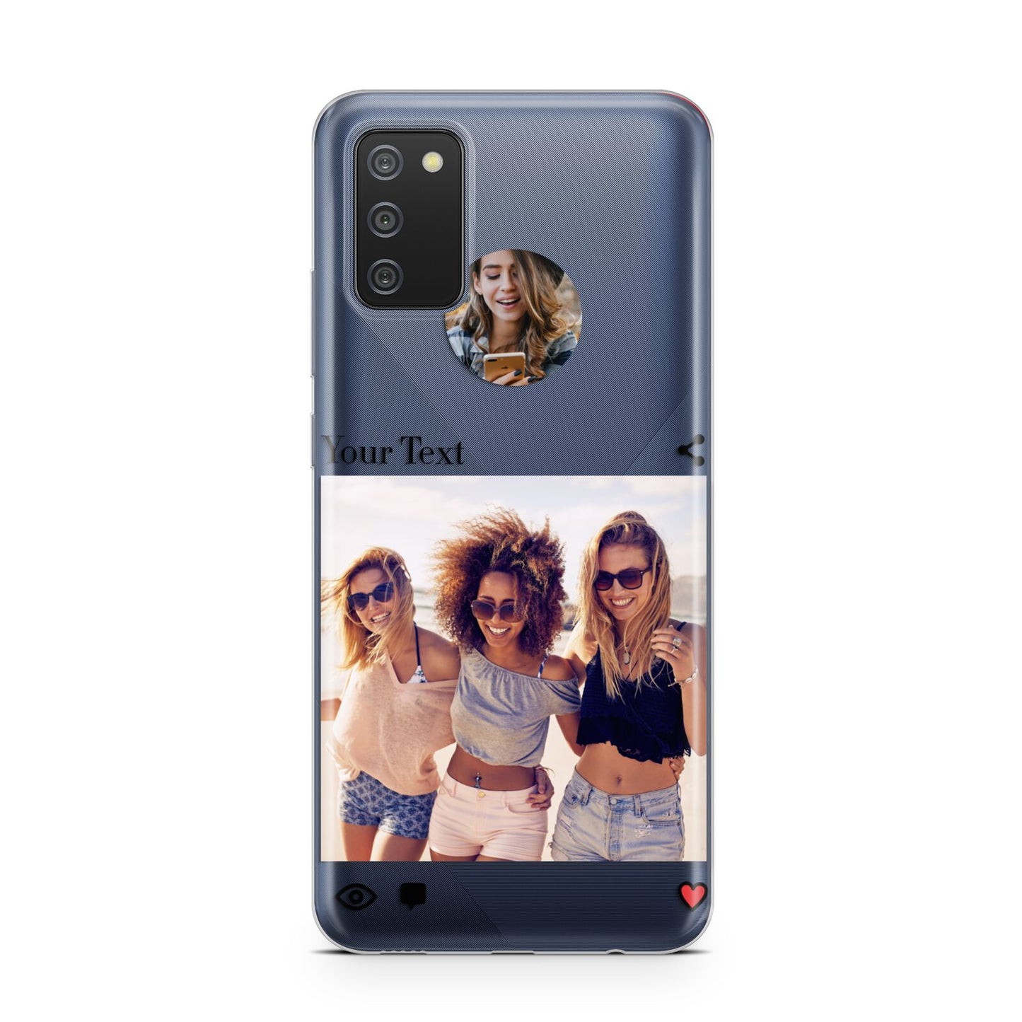 Social Media Photo Samsung A02s Case