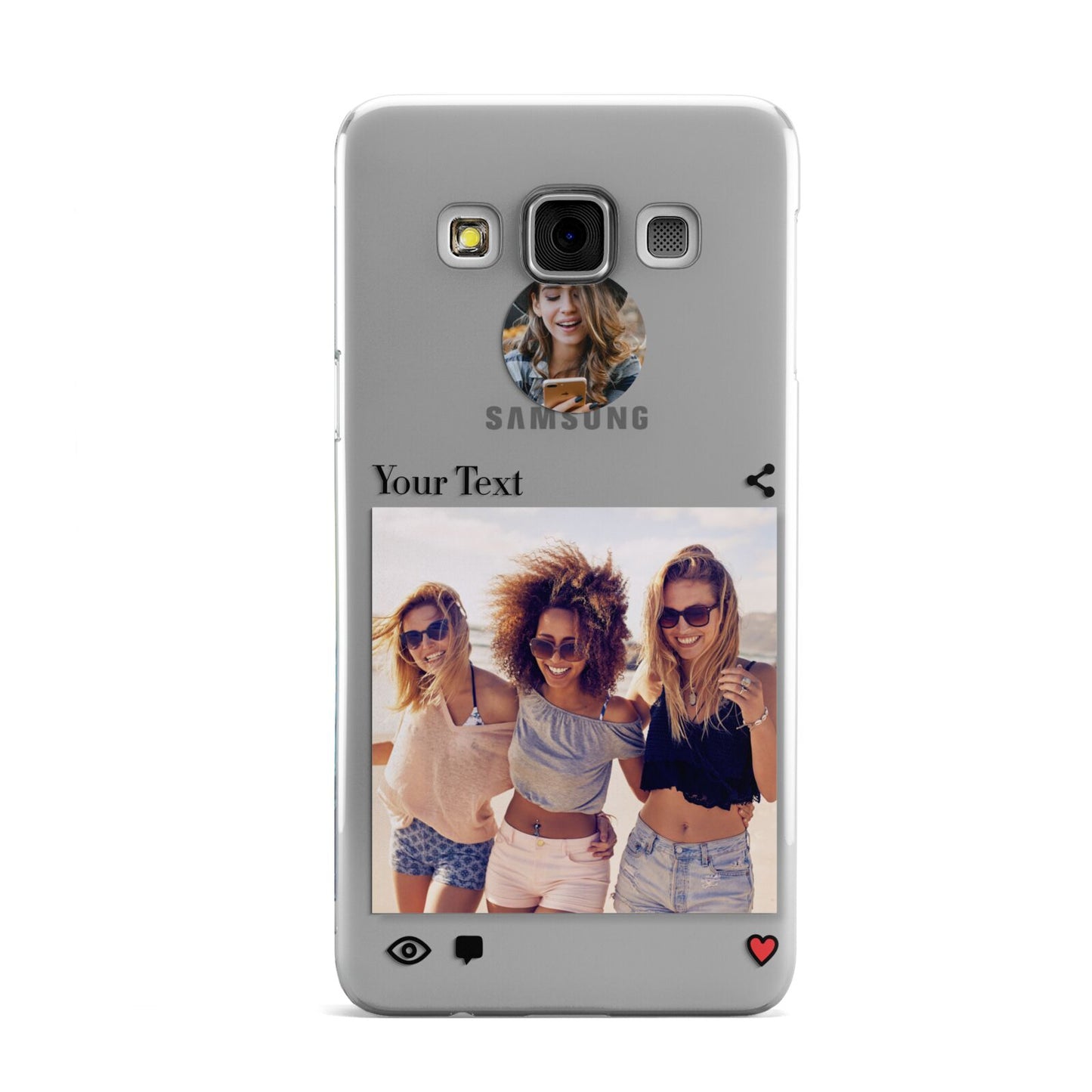 Social Media Photo Samsung Galaxy A3 Case